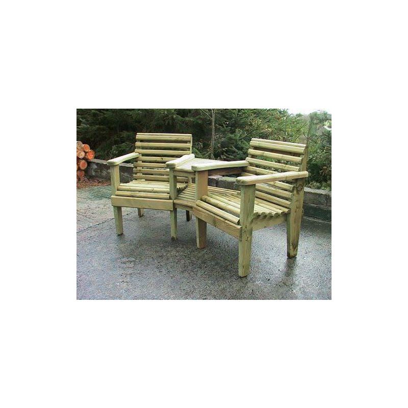 Douglas Fir Woodland Corner Companion Seat